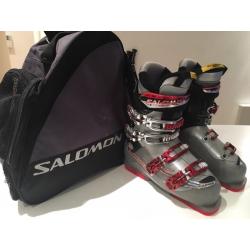 Salomon CF Mission Ski Boots Size 25.5 Like New