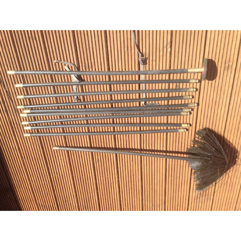 Chimney Sweeping Brush & Rod set