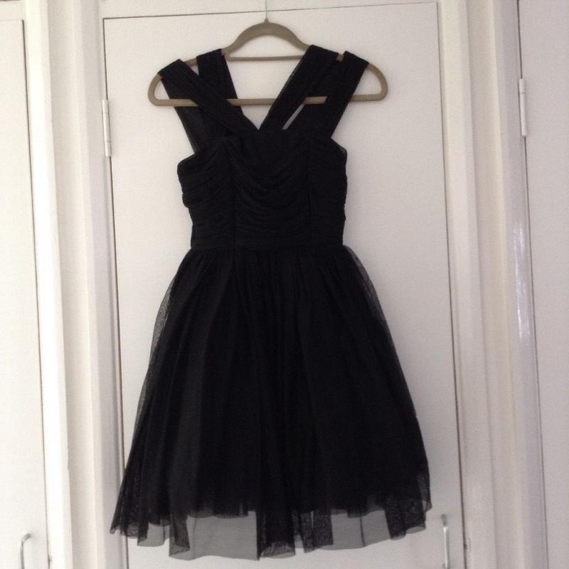 Black Dress with Net Underskirt size 6