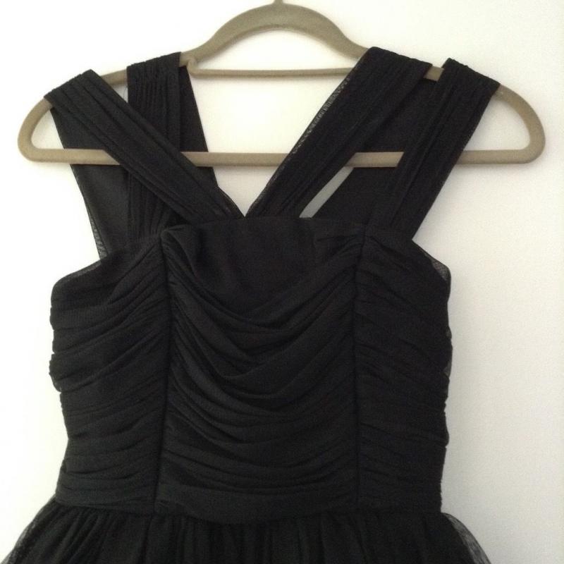 Black Dress with Net Underskirt size 6