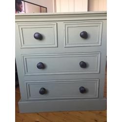 Shabby Chic Chest of Drawers Solid Wood