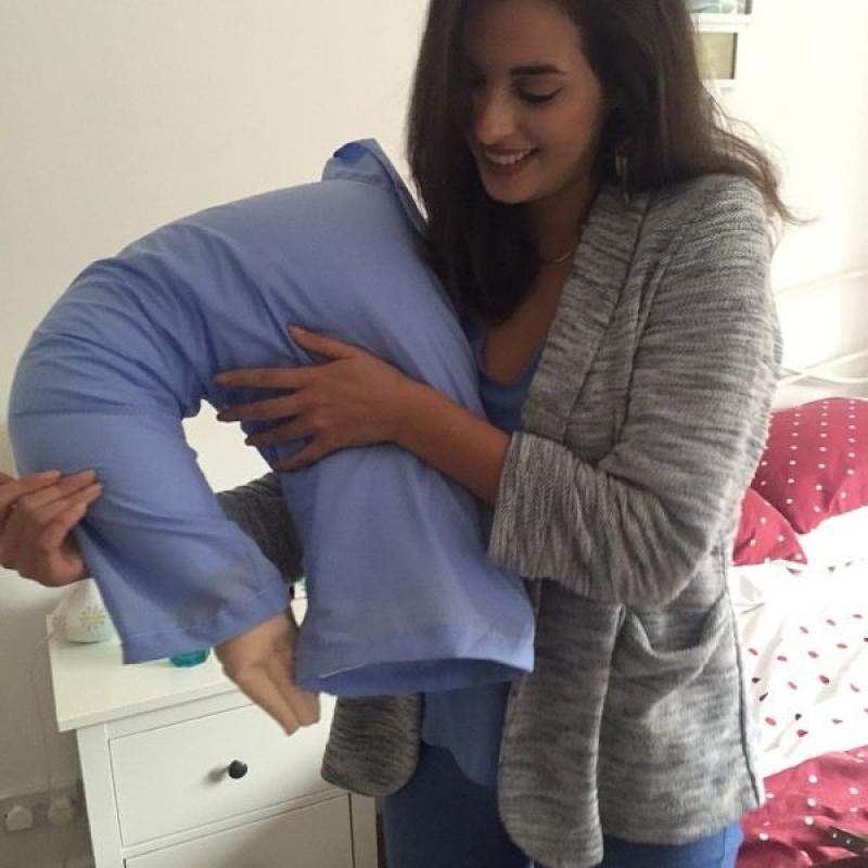 Joke boyfriend pillow