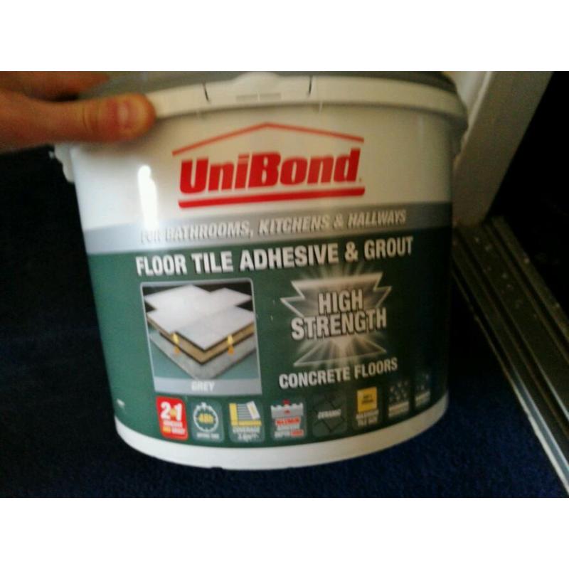 Floor tile adhesive and grout for sale