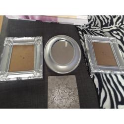 picture frames and mirror