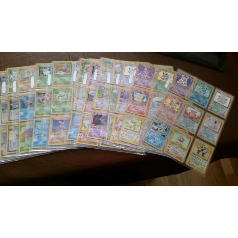 Pokemon cards full base set 1 and 2 *near mint* including charizard holos
