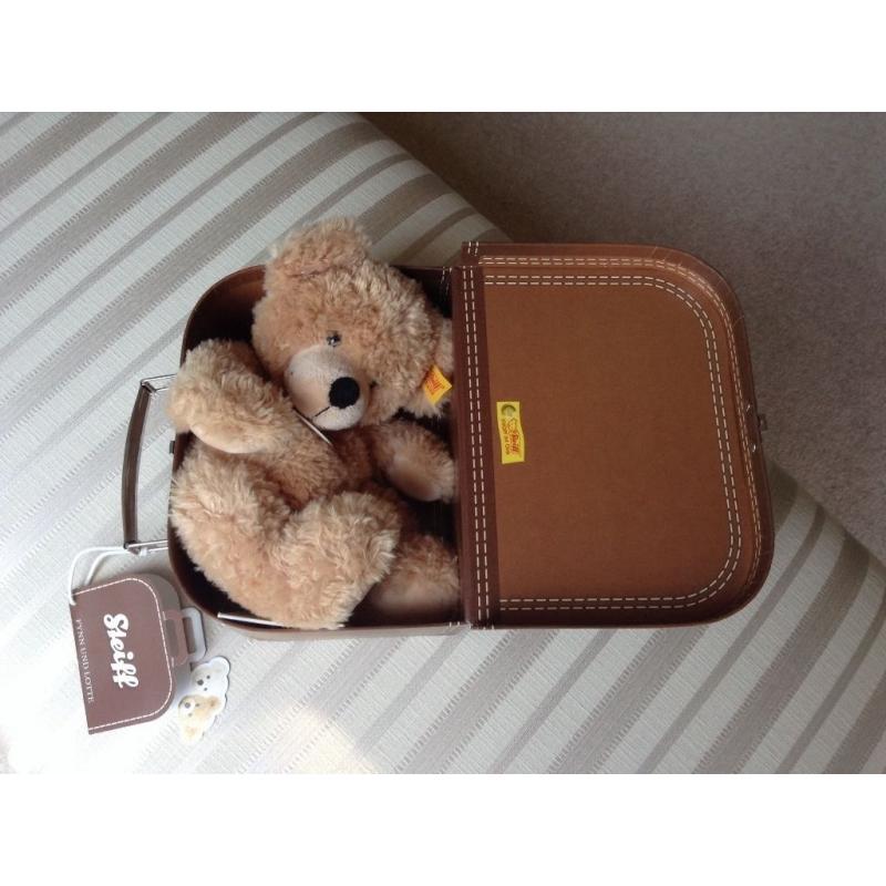 Steiff Bear in Suitcase