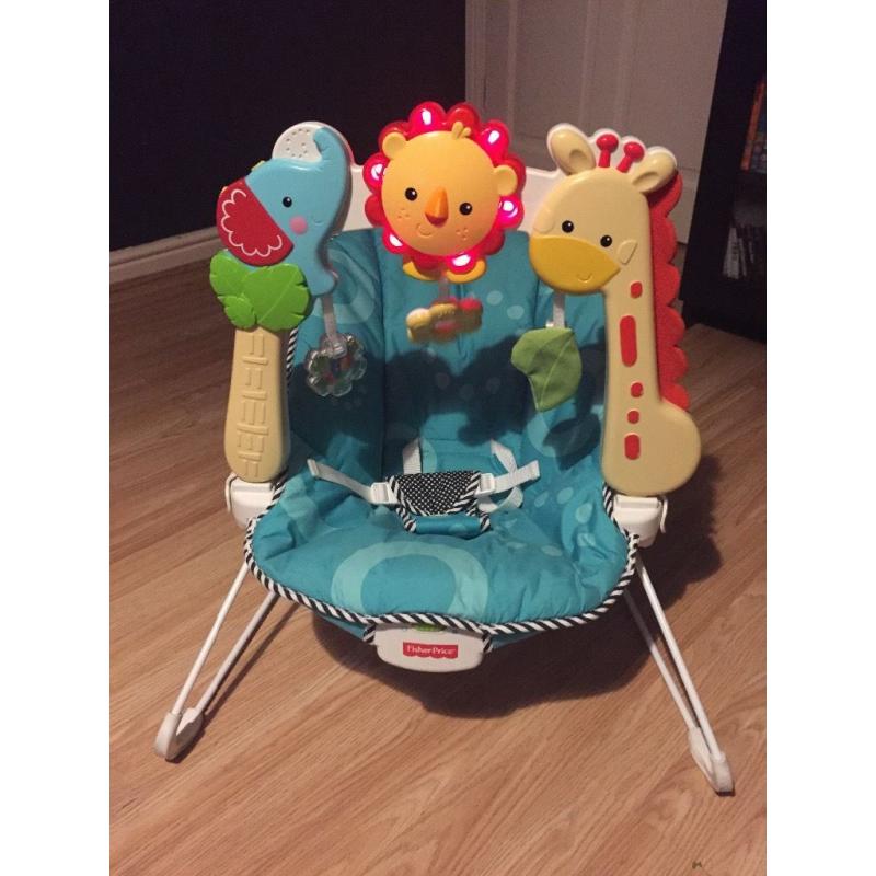 Fisher price 2 in 1 sensory stages bouncer