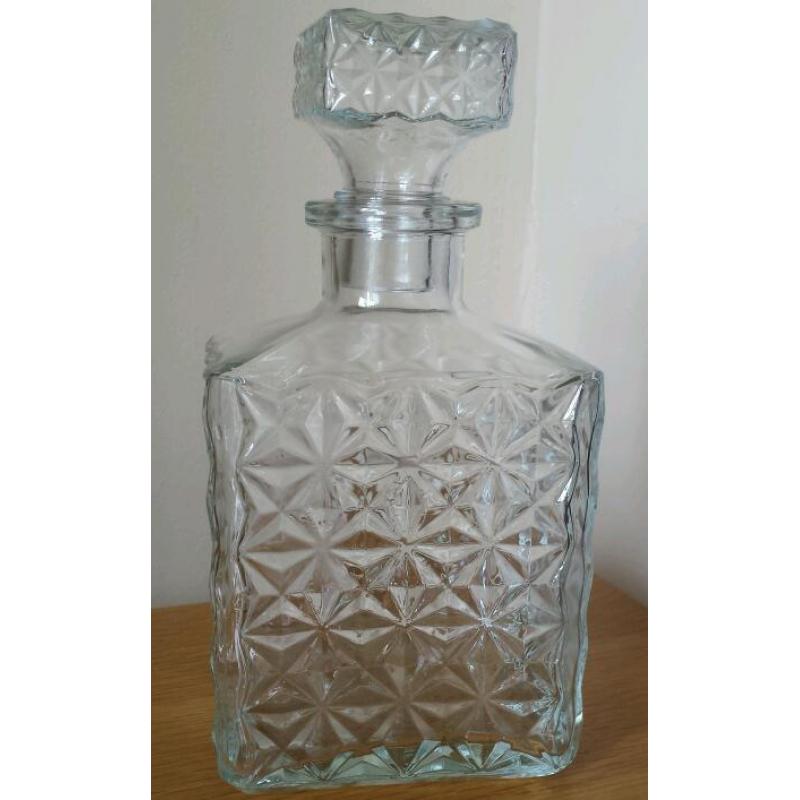 Glass Decanter with stopper