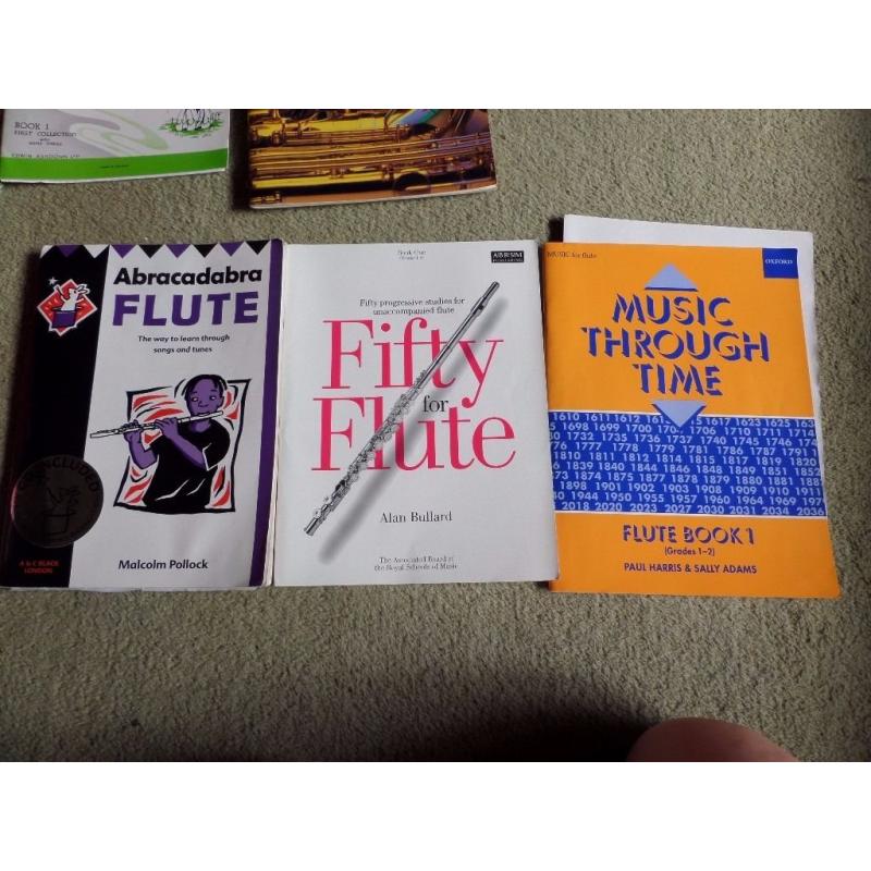 3 books for playing for flute
