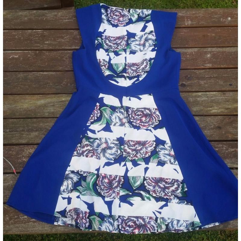 French connection royal blue dress