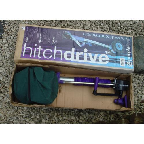 HITCHDRIVE Caravan or Trailer MOVER Hitch Drive Replacement Jockey Wheel Boxed VGC