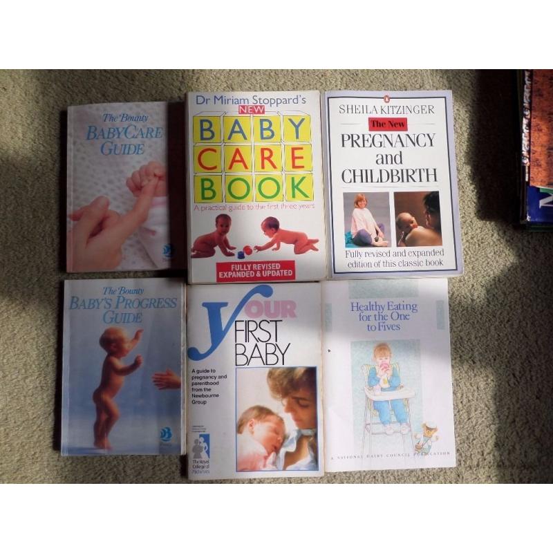 Collection of Vintage baby books from the 1990s