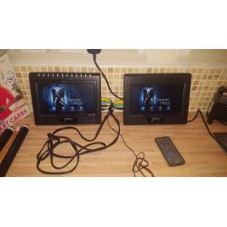 Portable In Car Dvd Player - 2 screens