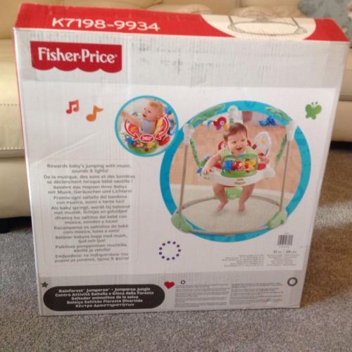 Fisher price rainforest jumperoo boxed as new