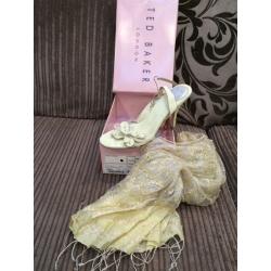 Full Ted Baker Wedding Outfit - dress, shoes&wrap