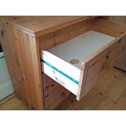3 Drawer Pine Chest of Drawers