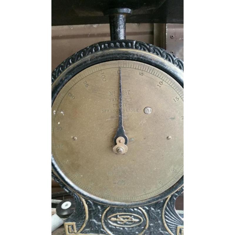Old salters trade scales