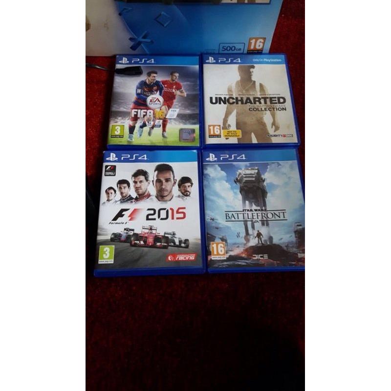 Ps4 and 4 games for sale!!