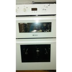 Hotpoint DH53W Built-In Double Oven, White