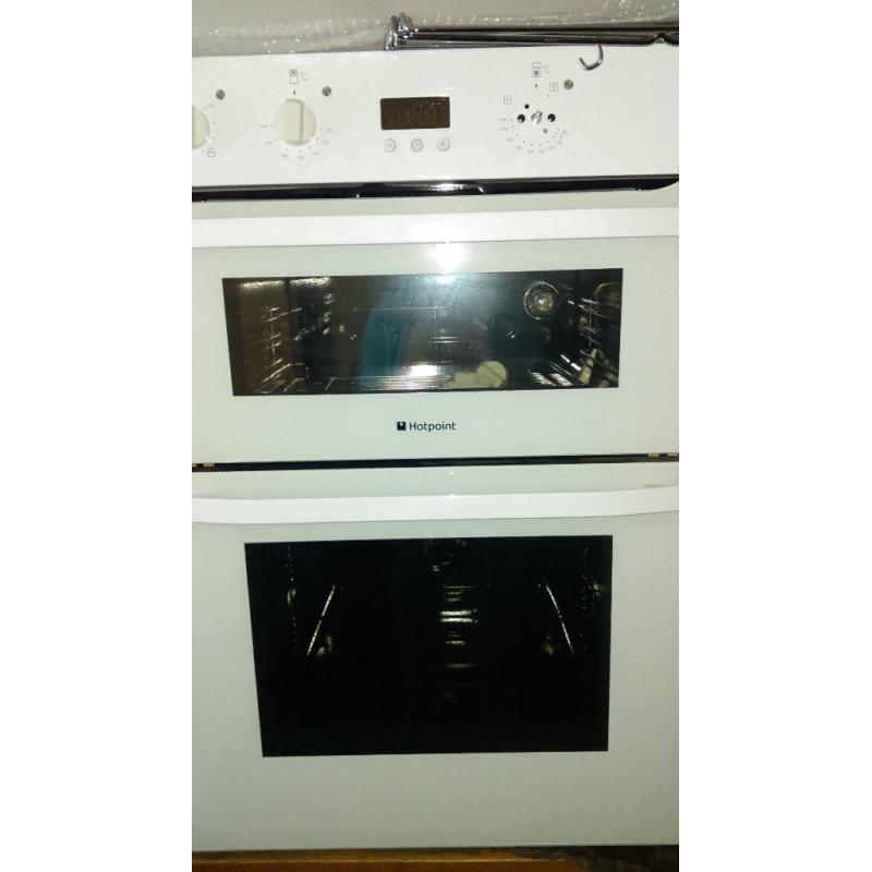 Hotpoint DH53W Built-In Double Oven, White