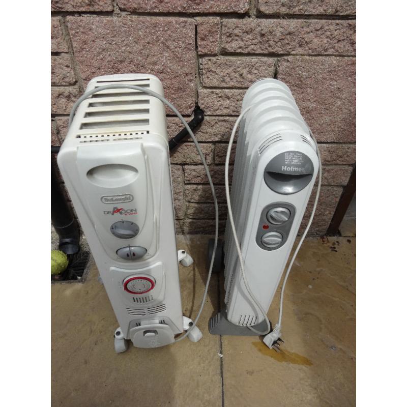 2 x Electric Oil Heaters