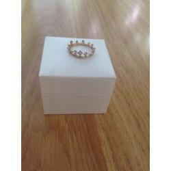 Pandora princess / crown / tiara ring BRAND NEW