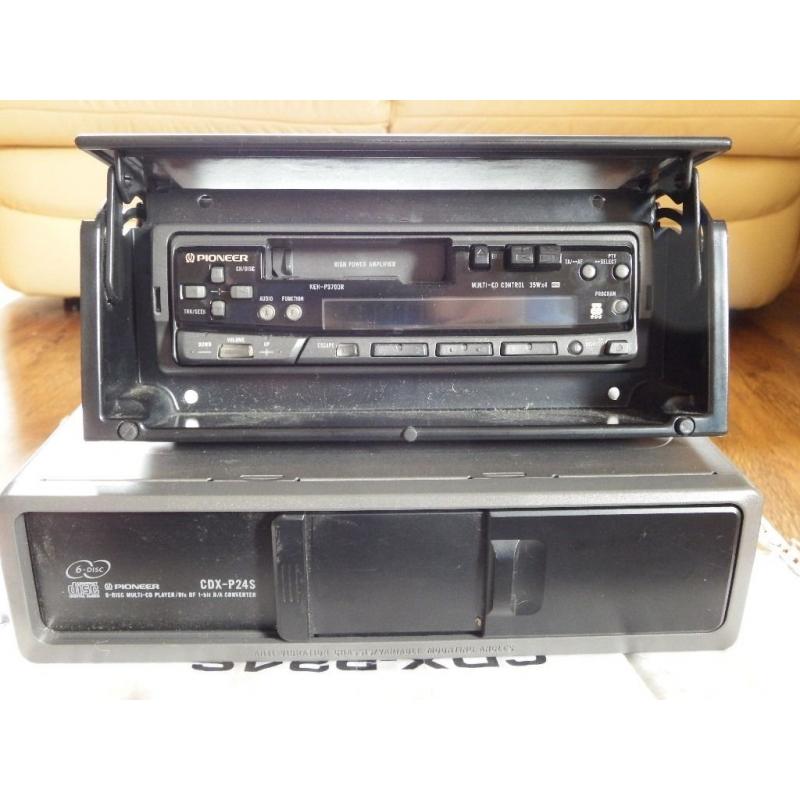 Pioneer Car Audio Equipment - Radio/cassette and CD Multichanger