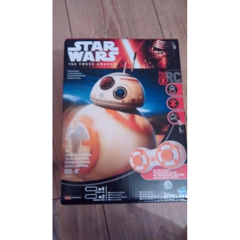 Brand new star wars remote controlled bb8
