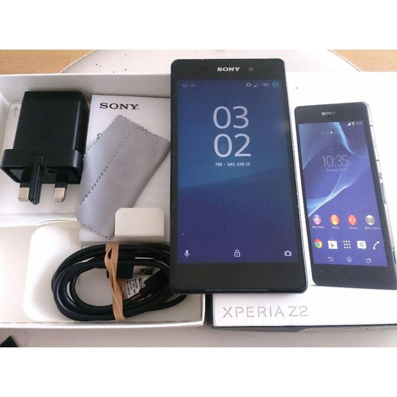 Sony Xperia Z2 Unlocked 16gb 4K 20.7mp 4G Android Marshmallow 6.0 not Samsung HTC iPhone Blackberry
