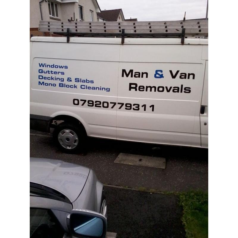 MAN AND VAN REMOVALS,,COVER WHOLE OF GLASGOW FAST AND FRIENDLY SERVICE