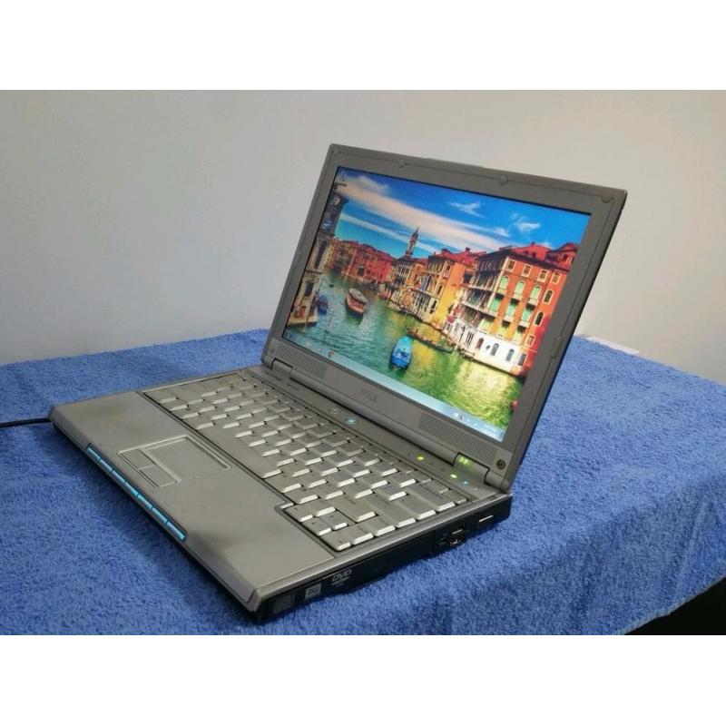 Fast Portable Dell XPS M1210 Core 2 Duo 2.0 Ghz 4GB RAM 160GB HDD Laptop PC Computer Notebook