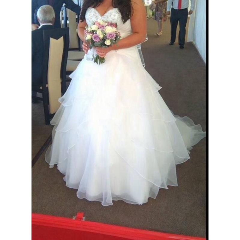 Size 16 mori lee wedding dress