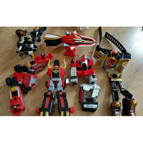 Various Power ranger toys