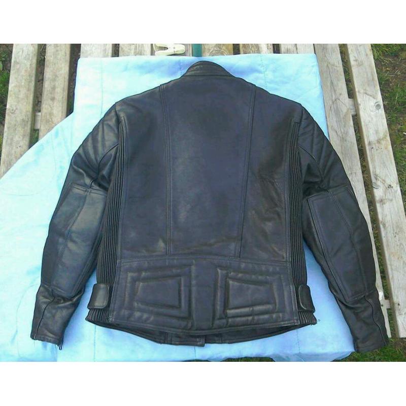 RICHA Leather Motorcycle Jacket Woman's Size 12.
