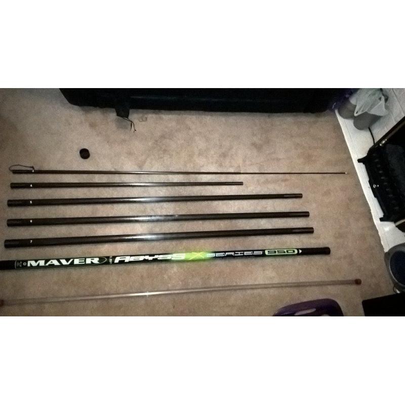 Maver Abyss X Series 9.5m Pole and Matching Holdall (HOLDALL BRAND NEW) READ INFO