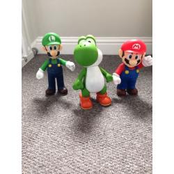 Nintendo figurines X 3 7 Inches Tall