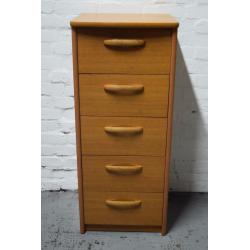 Alstons 5 drawer tallboy chest (DELIVERY AVAILABLE)