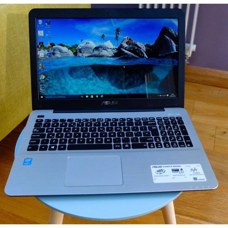 Asus X555L Laptop. Core i5. 8GB Ram. 500GB SSD. PHOTOSHOP + LIGHTROOM!