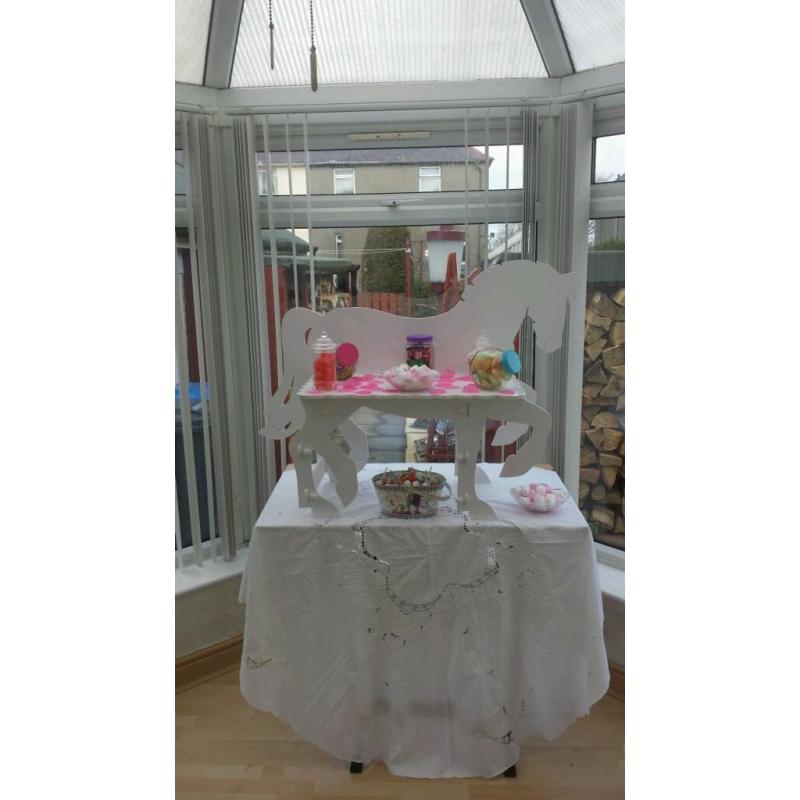 Candy Cart Table Horse ( hire only )