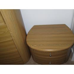Matching chest of drawers and bedside table FOR SALE
