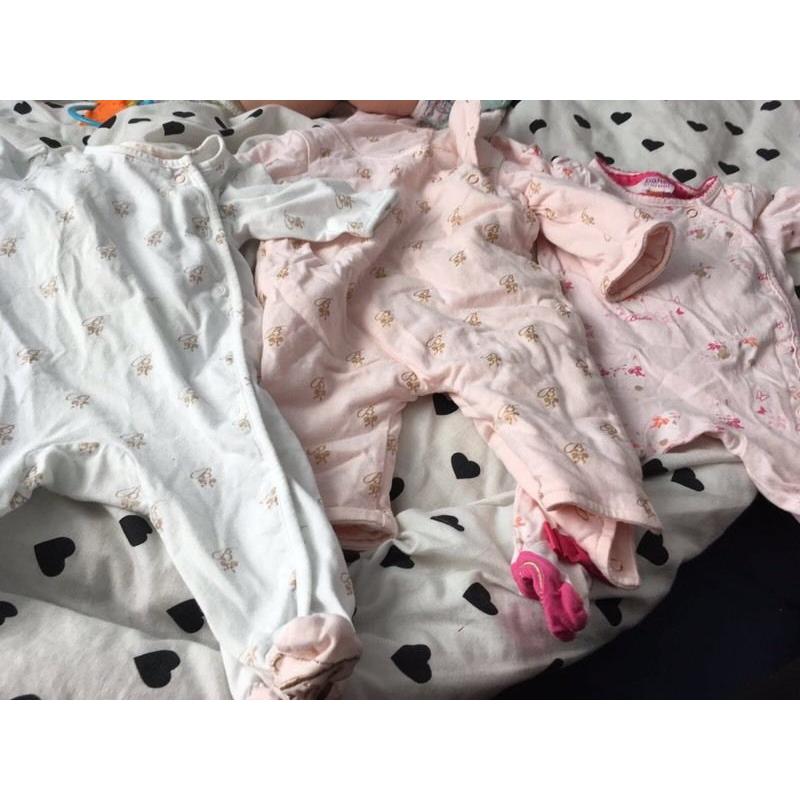 Ted baker sleepsuits and snowsuit 0-3