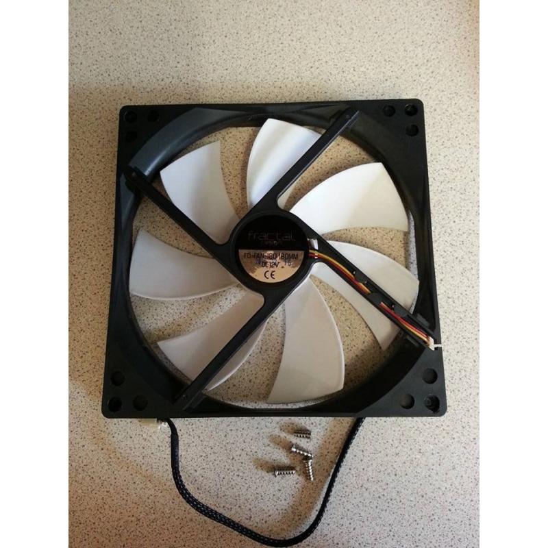 1 x 180mm fractal design airflow Pc case fan