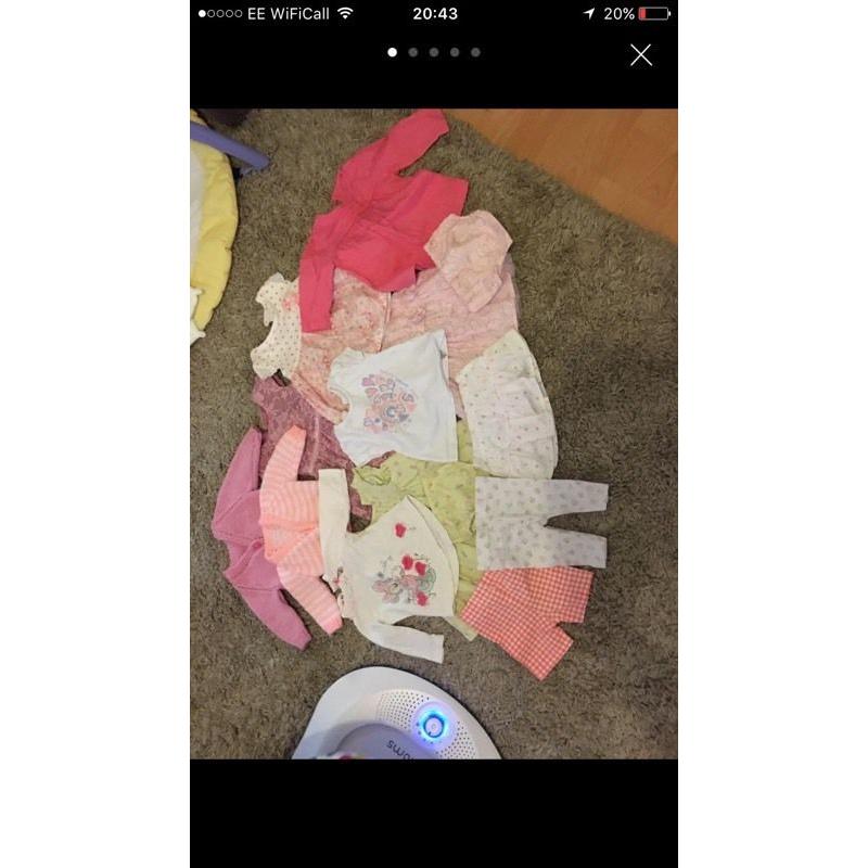 baby girl clothes bundles first size up to 0-3