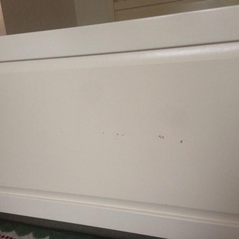 IKEA king size white bed frame
