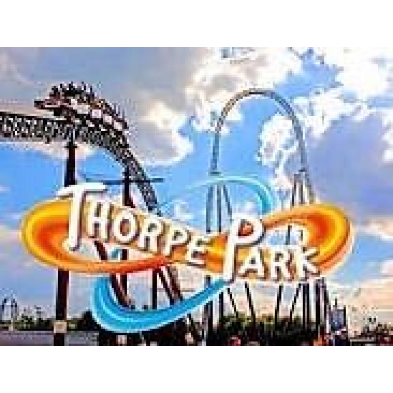 4 tickets for Thorpe park