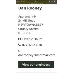 Gas service and breakdown engineer 24/7