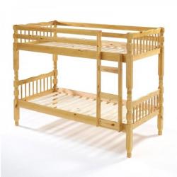**CLEARANCE** AMERICAN PINE BUNKBED WITH MATTRESS/CONVERTS INTO TWO SINGLE BEDS