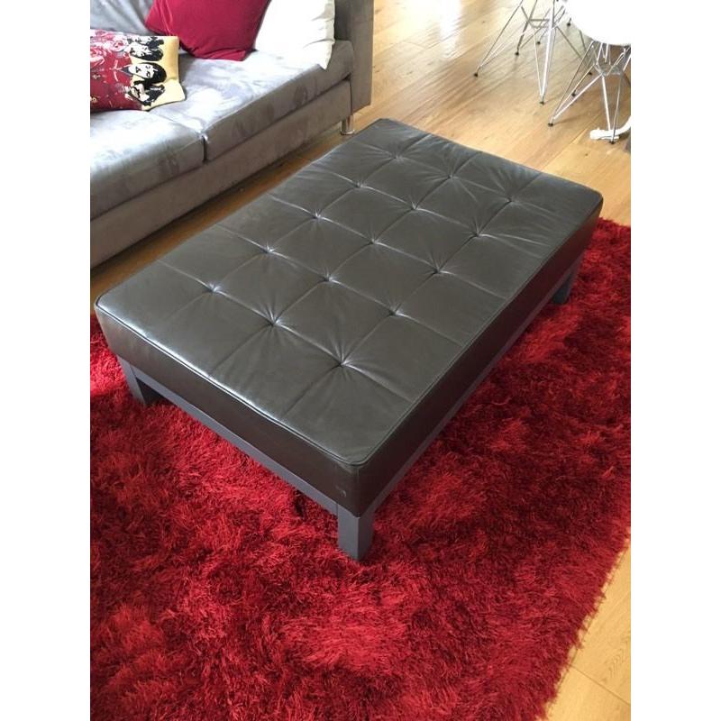 NEW NEW PRICE - Leather coffee table - ONO