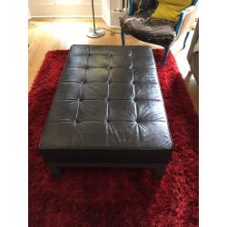 NEW NEW PRICE - Leather coffee table - ONO