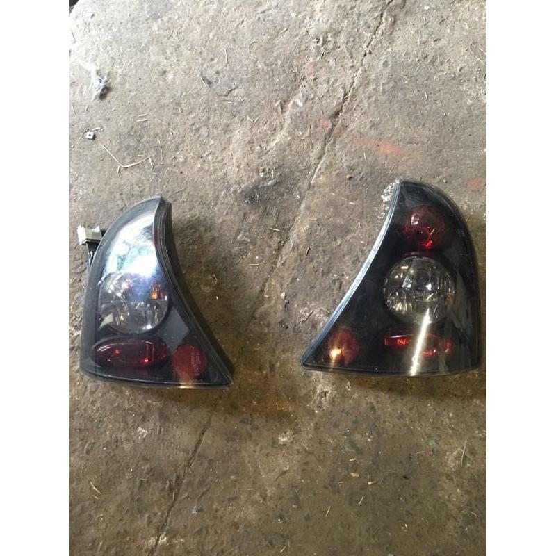 Clio tinted tail lights